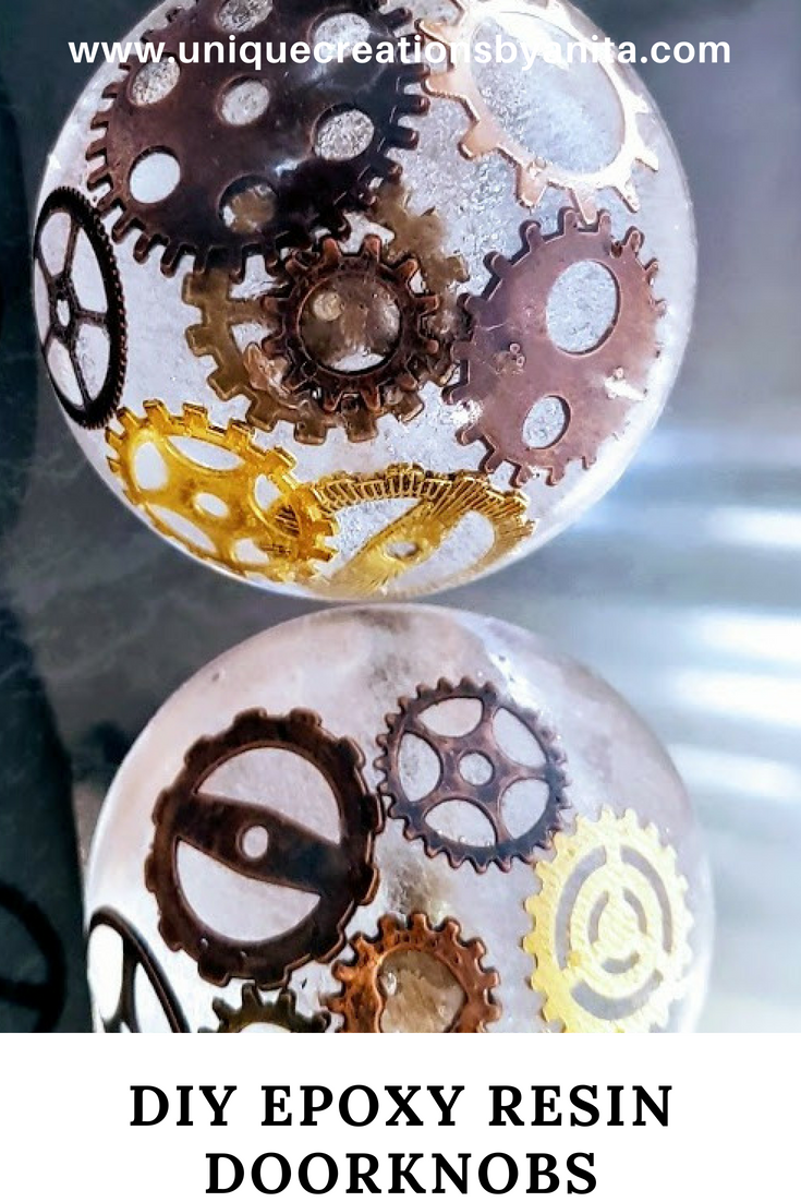 How to make Epoxy Resin Doorknobs (Steampunk)