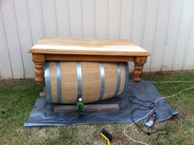 How to make a Wine Barrel Table