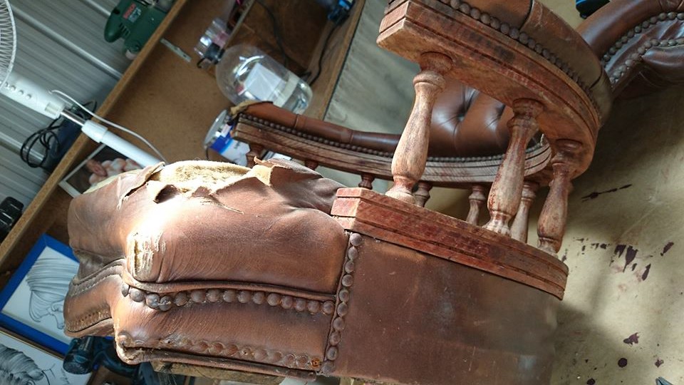 How to restore a vintage captain's chair