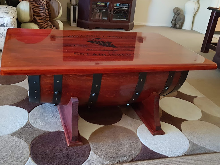How to make a Personalized Wine Barrel Table