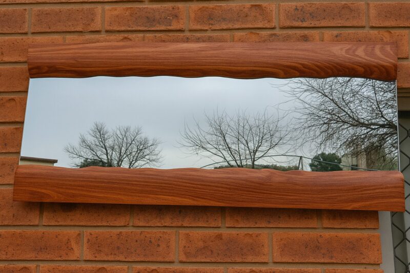 How to Make a Live Edge Mirror From Scrap Wood