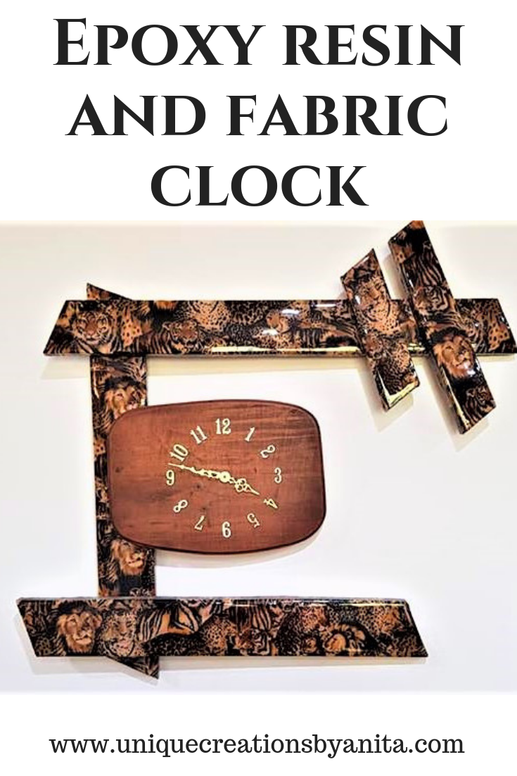 Epoxy resin and fabric clock
