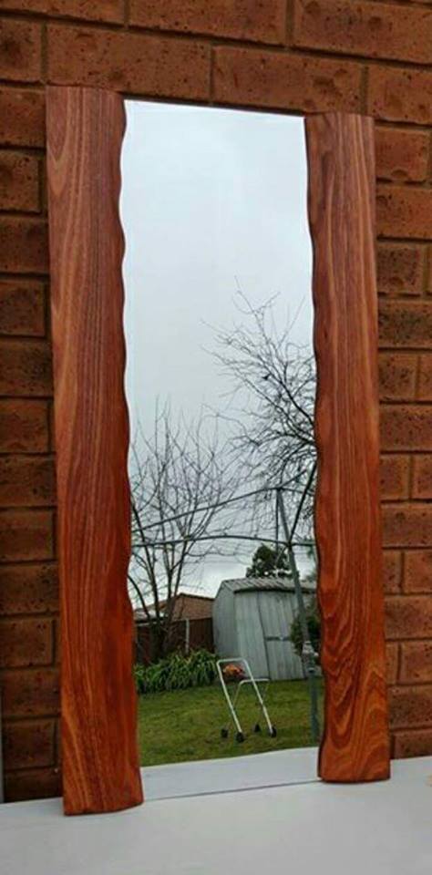 How to make a feature Mirror from scraps of wood