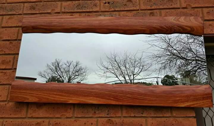 How to Make a Live Edge Mirror From Scrap Wood
