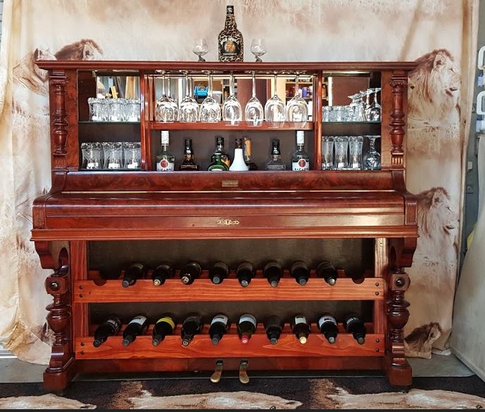 How to repurpose a piano into a bar