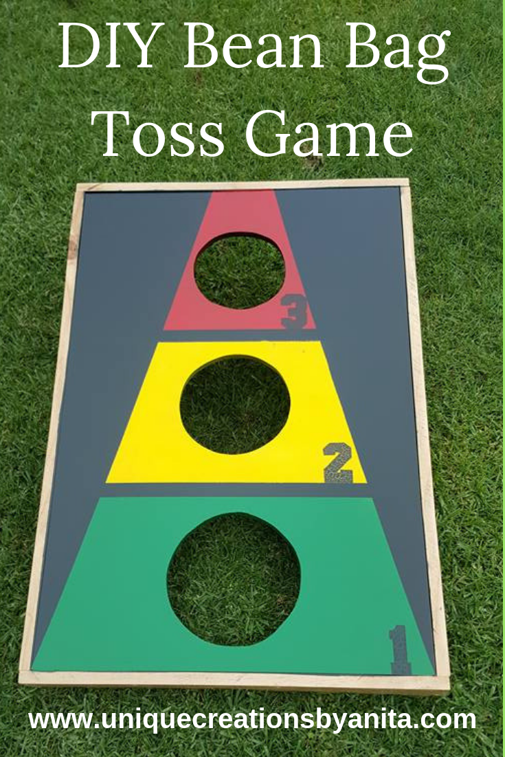 A simple bean bag toss game for all ages.