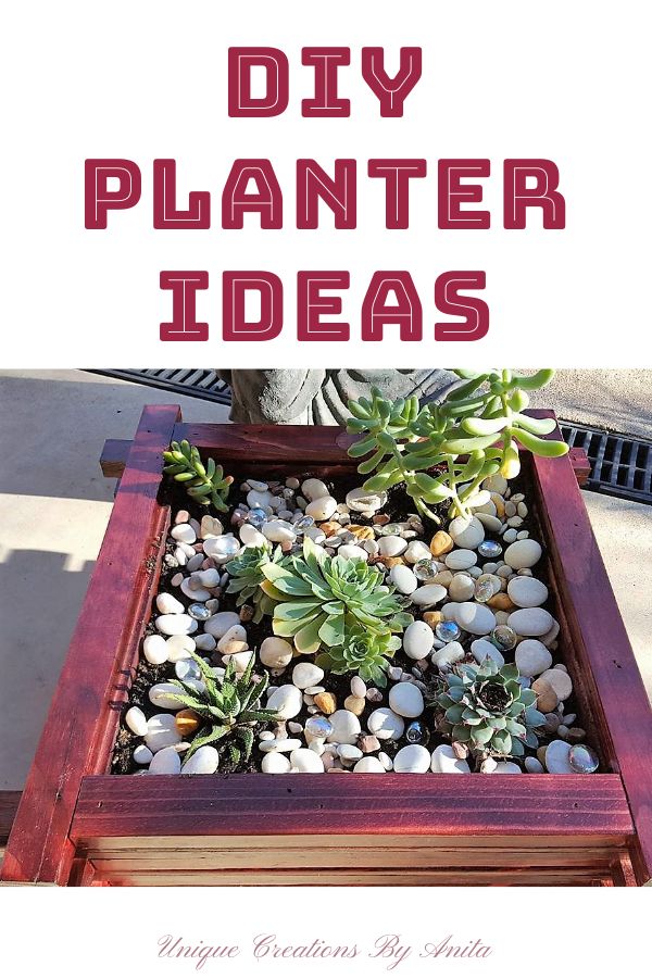 Some ideas to help you make your own planters