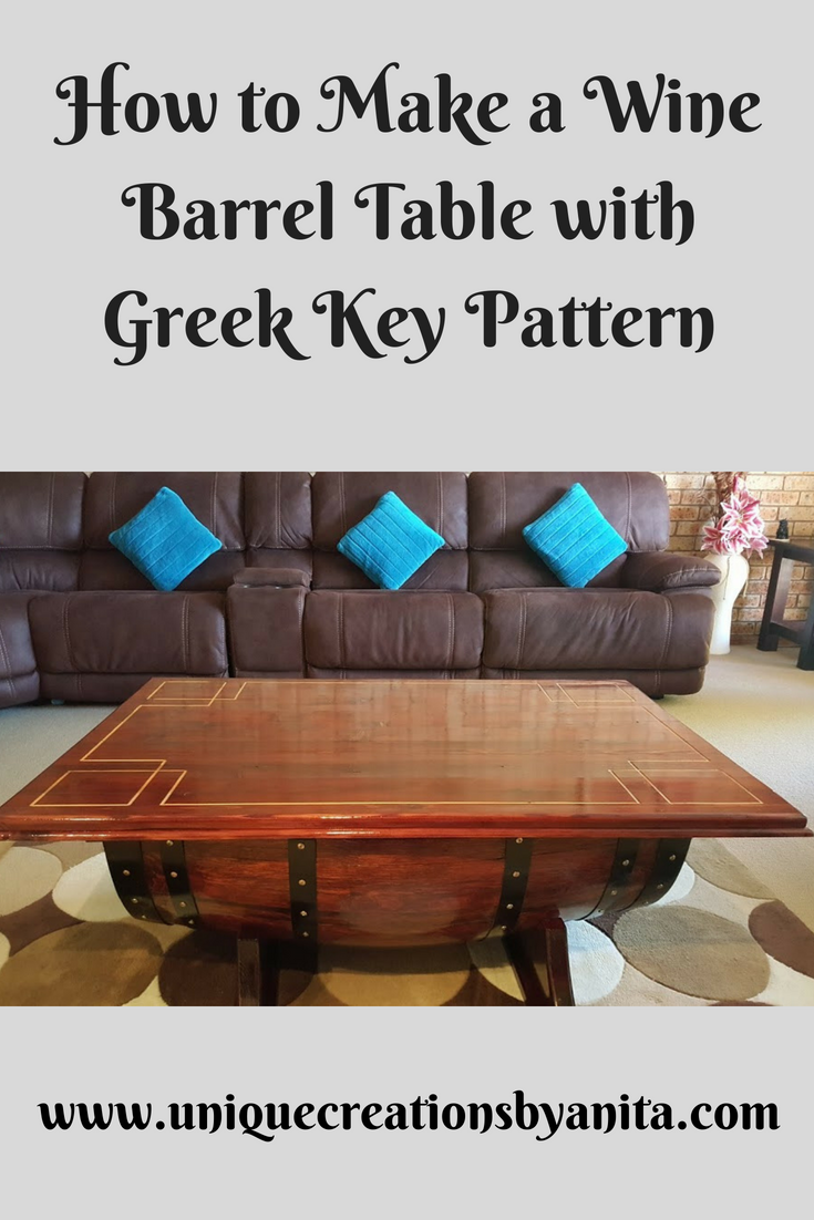 How to make a wine barrel table