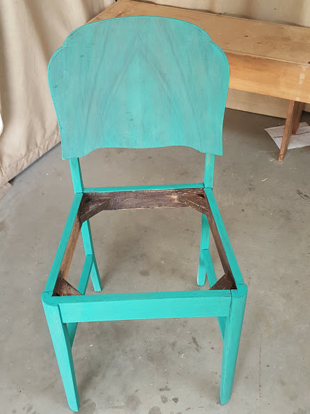 Old Chair Gets a Unicorn Spit Makeover