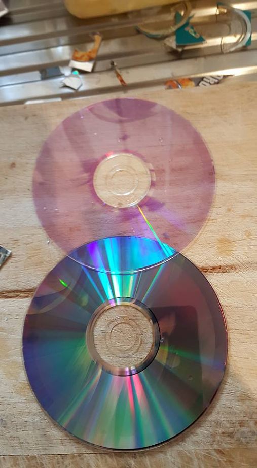 repurpose CDs and DVDs