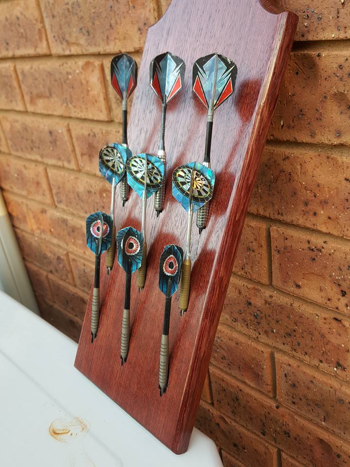 DIY Wooden darts holder 