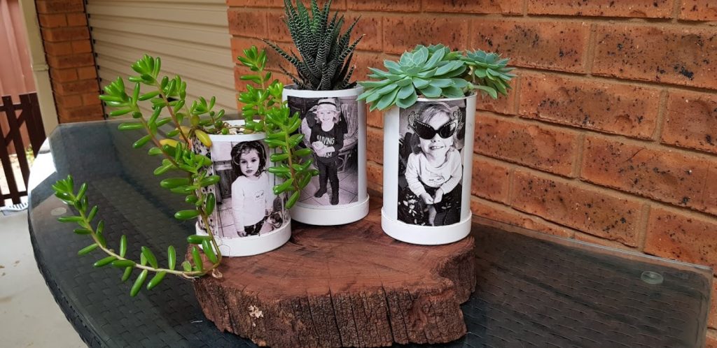 How to make a PVC Pipe photo planter