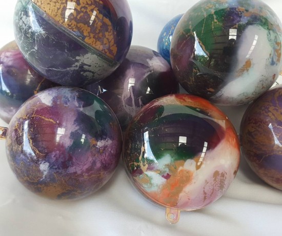 DIY Christmas baubles