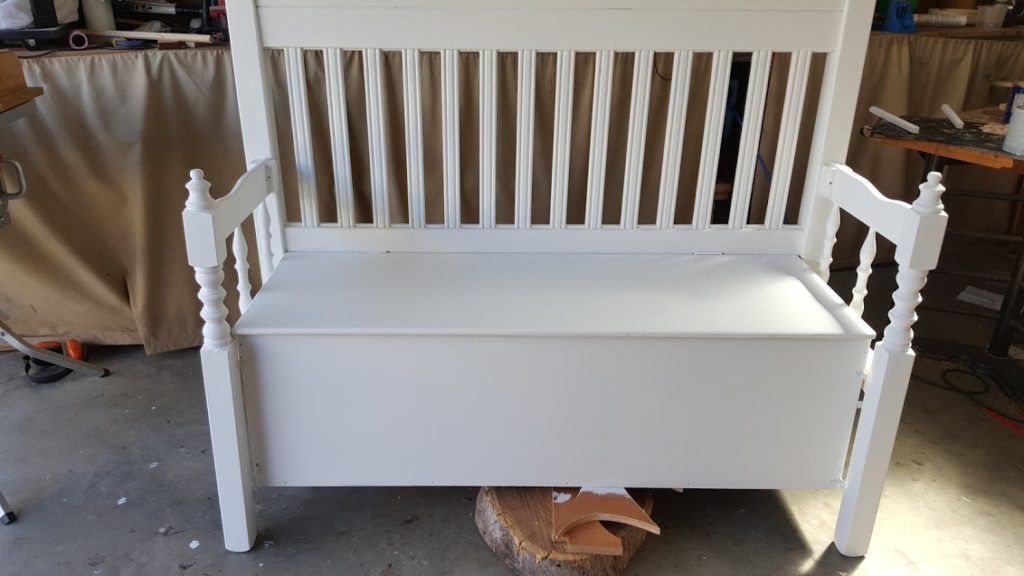 How to make a bench from old Headboards