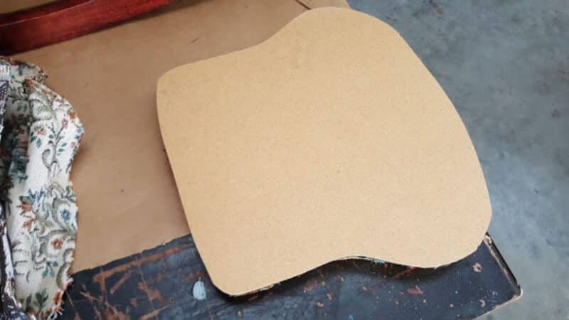 Replacement foam for the seat cut to shape.