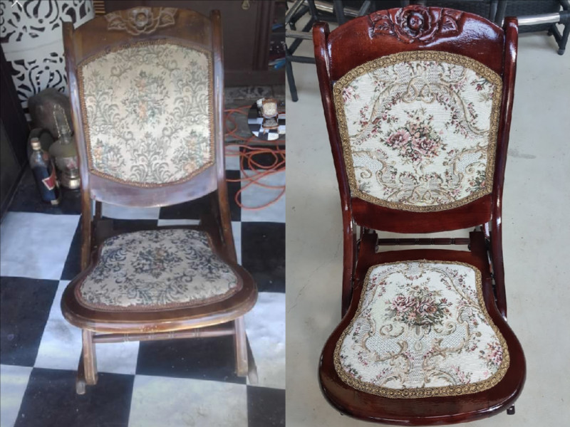 how to restore a rocking chair