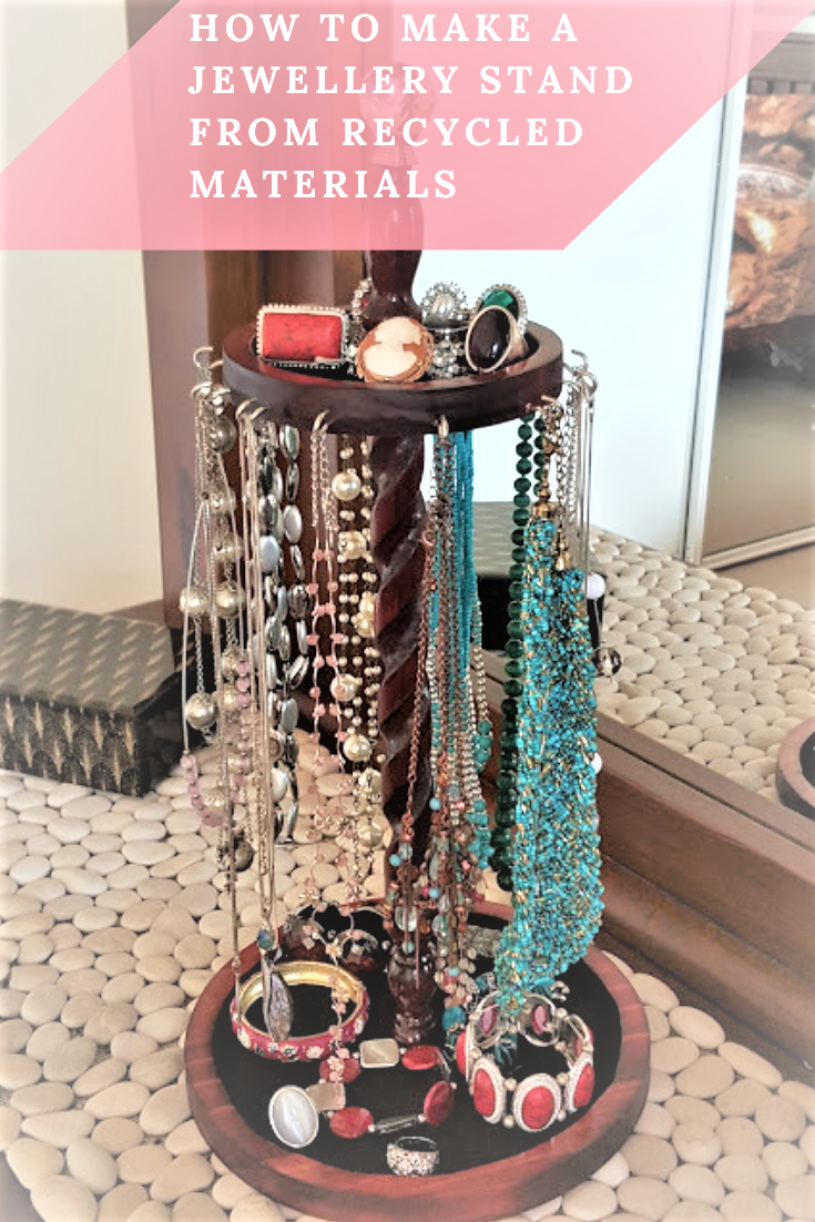 How to make a Jewellery stand from recycled materials