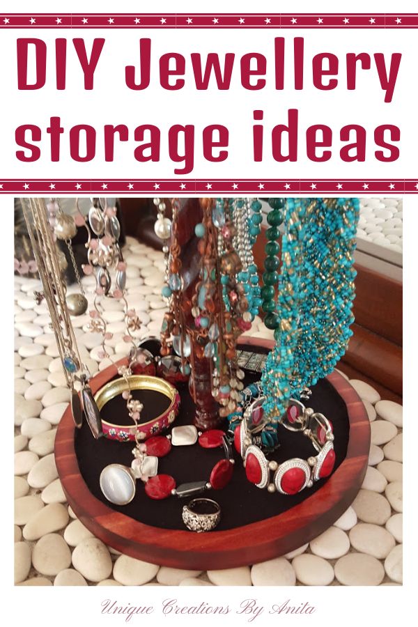 DIY jewellery storage ideas 
