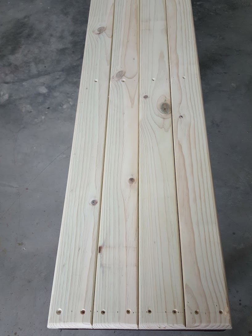 Diy wooden bench