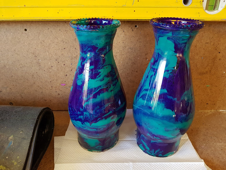 How to use unicorn spit stain and glaze on glass