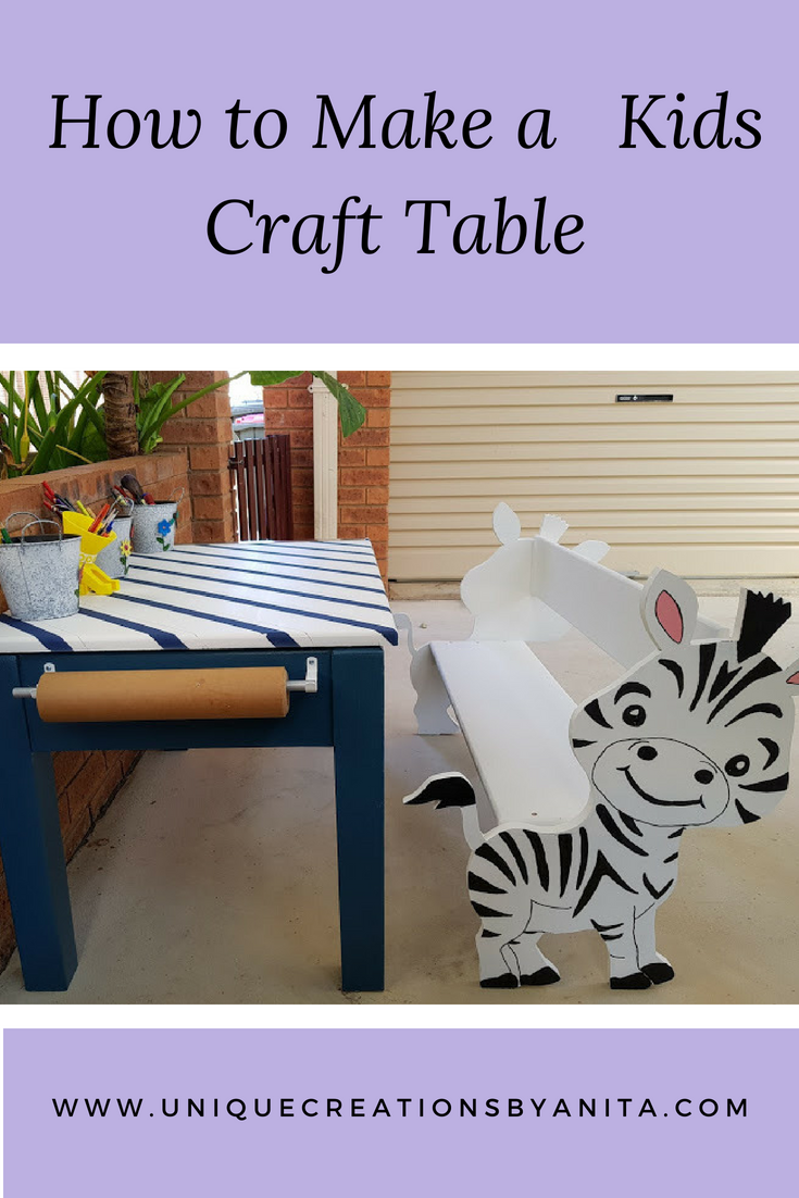 How to make a kids craft table