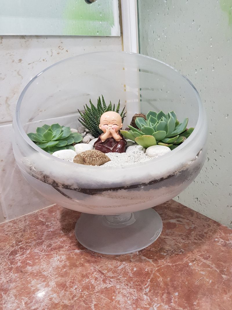DIY Succulent terrarium