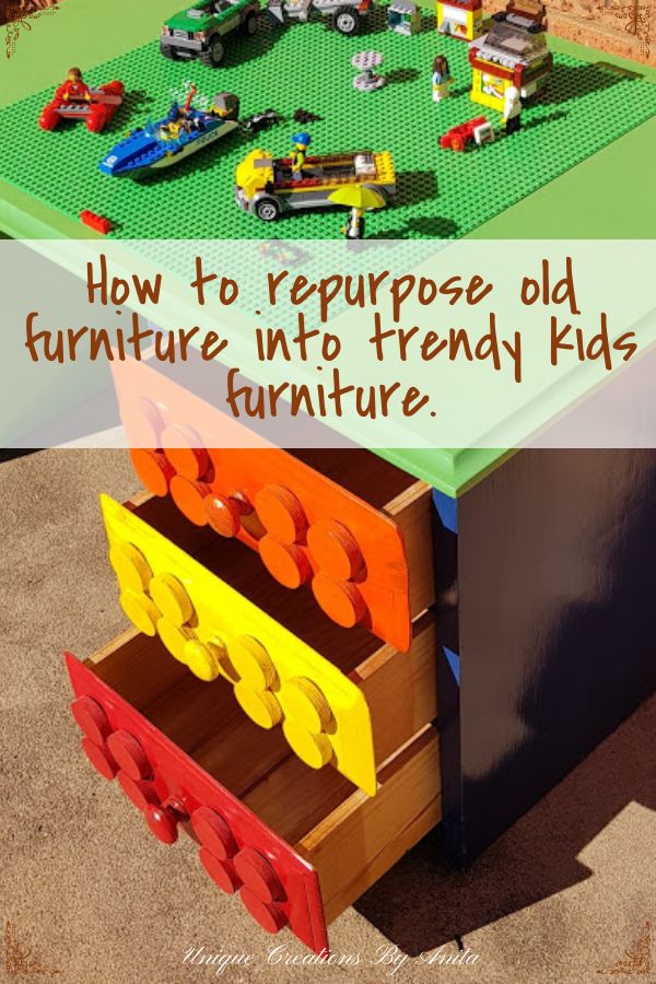 How to repurpose old furniture into trendy kids furniture