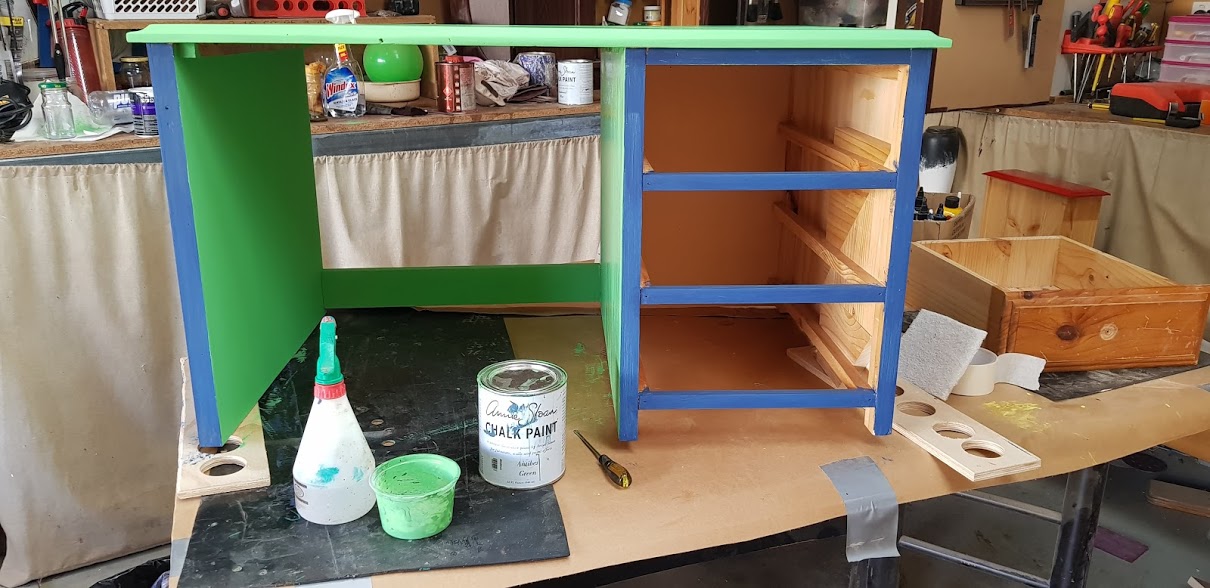 Old Study Desk Repurposed into a Lego/Activity Table