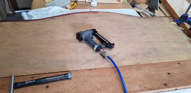 Restored mirror refitted into frame