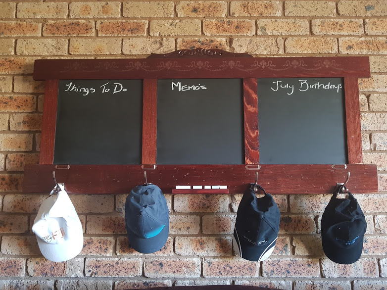 Chalkboard rack