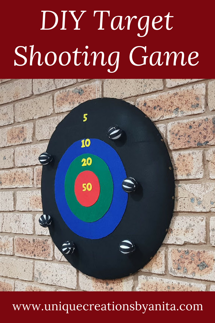Diy target shooting game for the old and young