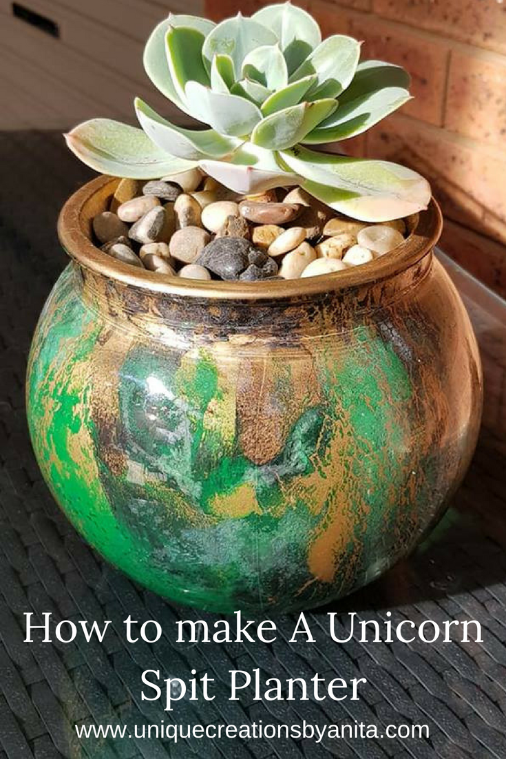 How to make a Unicorn Spit Planter