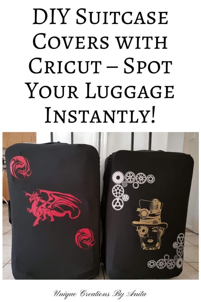 DIY Suitcase Covers with Cricut 