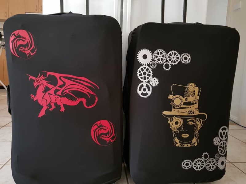 Cricut suitcase covers