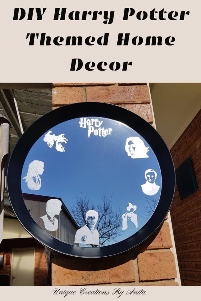 DIY Harry potter etched mirror