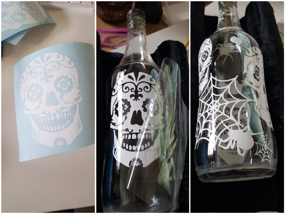 Halloween bottles