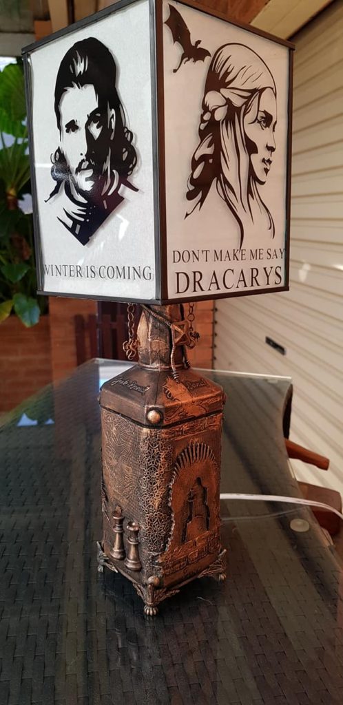 Game of thrones inspired lamp