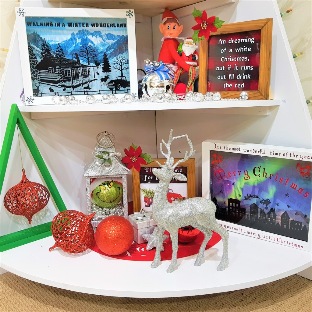 Dollar Store Christmas Wood Stars - Interior Frugalista