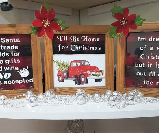 Framed Christmas Signs