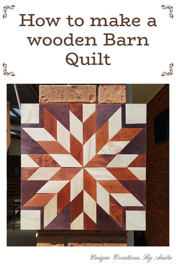 How to make a wooden barn quilt