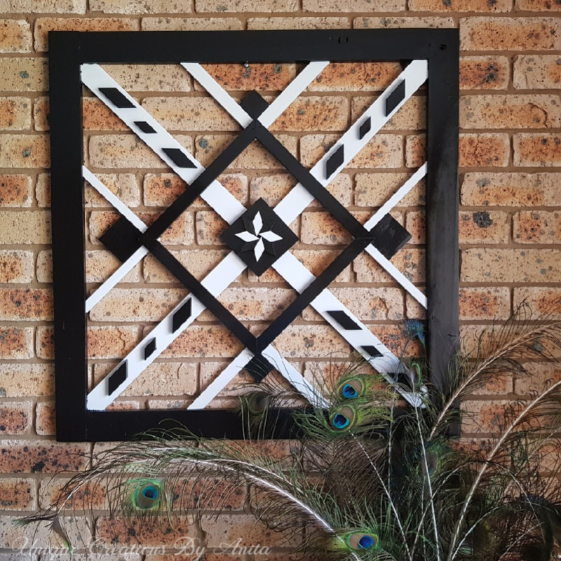 DIY Scrap wood wall hanging