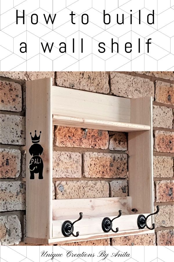 How to build a small wall shelf. #shelf #furniture