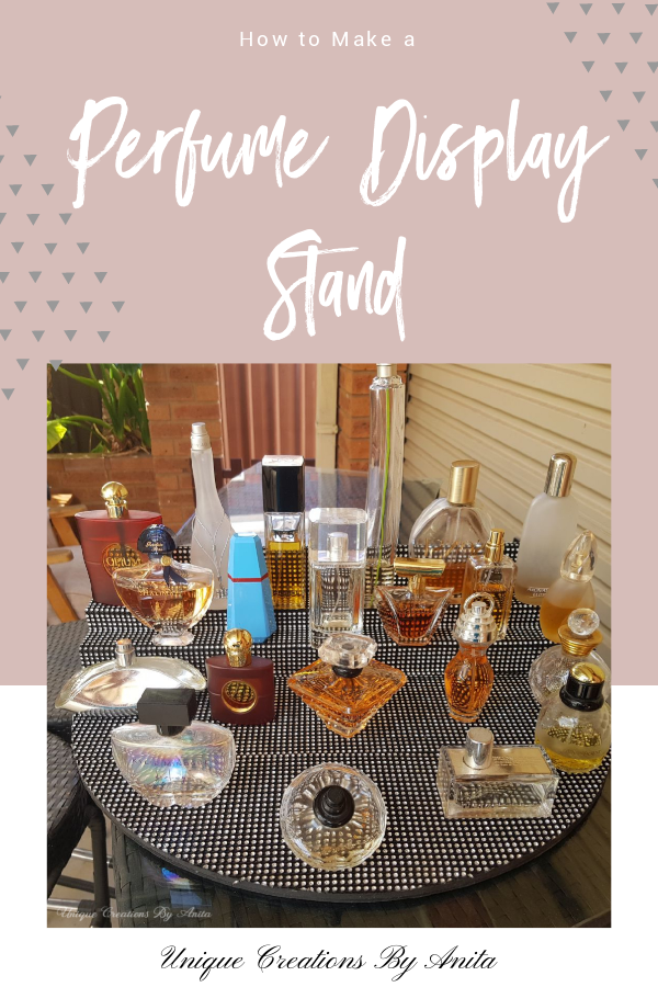 DIY Perfume stand