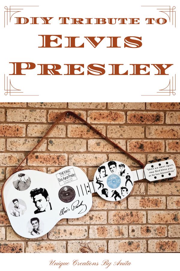 Handmade Tribute to the king of rock & Roll Elvis Presley