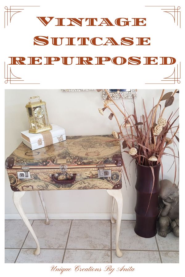 How to upcycle a vintage suitcase