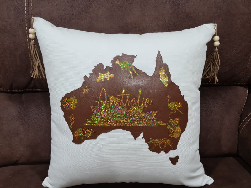 Australia themed cushion