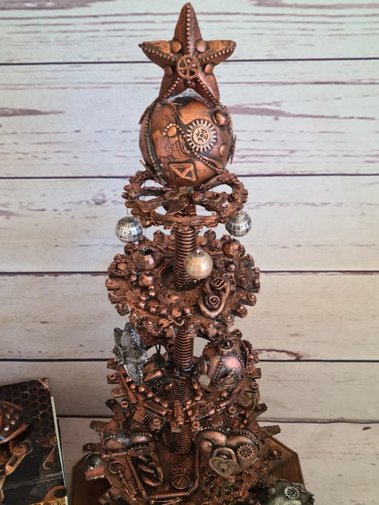 Steampunk Christmas Tree Unique Creations By Anita