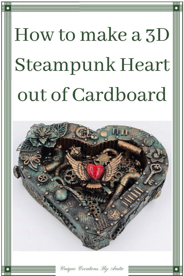 3 D Steampunk heart