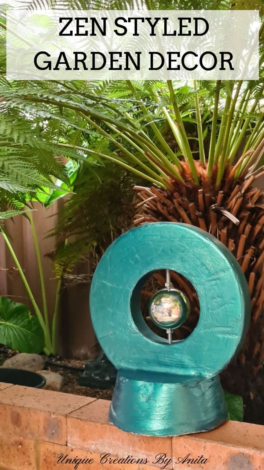 Zen styled garden decor - Unique Creations By Anita