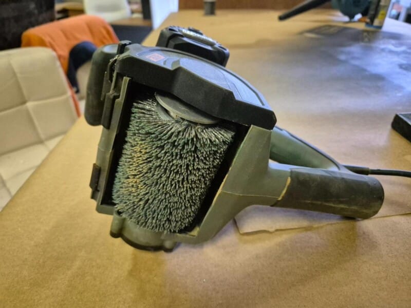 restorer tool coarse nylon brush